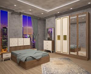 <span class=keywords><strong>Rome</strong></span> Slaapkamermeubelset Van Hoge Kwaliteit Bestseller Luxe Stijlvol Product Turks Gemaakt Huismeubilair - Product Image 2