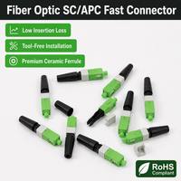Connecteur rapide à fibre optique monomode SC/APC étanche NiuBen NB-C19