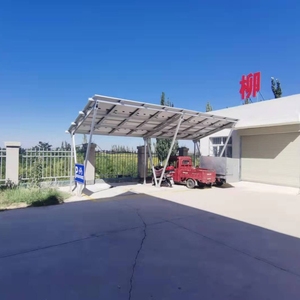 Système de carport <span class=keywords><strong>solaire</strong></span> en aluminium durable avec structure de montage photovoltaïque intégrée pour l'ombrage des parkings résidentiels et commerciaux - Product Image 5