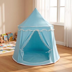 Tente <span class=keywords><strong>yourte</strong></span> mongole pour enfants en coton et lin, château intérieur pour bébé, petite maison de jeu pour garçons et filles, cadeau de <span class=keywords><strong>vacances</strong></span> - Product Image 3