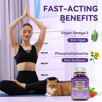 Private Label Suiker Vrij Vegan 20-in-1 Formule Cortisol Gezondheid Gummies Hormoonbalans en Ontspanning & Slaap Ondersteunende Supplement