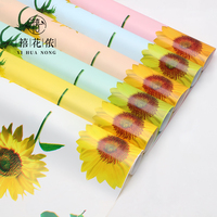 Papier d'emballage floral Xihuanong Cleo Sunflower, papier pour bouquet de fleurs fait main DIY, fournitures pour fleuristes en gros