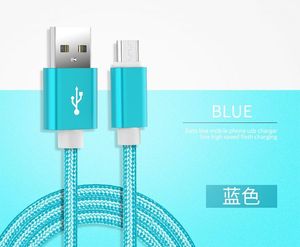 Cable de Carga Rápida Original de 1 m con Trenzado de Nailon USB 2.0 a Macho a Micro USB-C para Teléfonos Móviles - Product Image 5