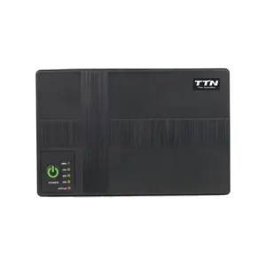 TTN MINI UPSWifiルーターモデムCCTVカメラバックアップバッテリーUSBパワーバンクDC5V 9V12VミニUPSfor Wifiルーター