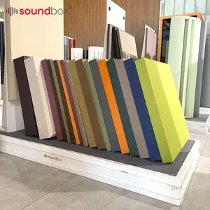 Fabric Wrapped Noise Canceling Acoustic Panel Echo Reduction Clothing Acoustic Fireproof Decorative Wall Panel