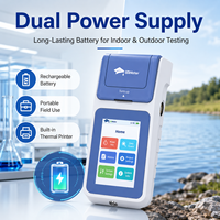 Analyseur de qualité de l'eau multi-paramètres portable, chlore résiduel, turbidité, couleur, chlore total, pH pour l'eau potable Dr-w100
