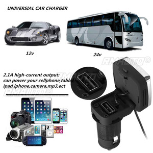 Transmisor FM Bluetooth 4.0 para Auto, Receptor de Audio Inalámbrico Manos Libres, Reproductor MP3, Cargador Rápido Dual USB 2.1A, Accesorios para Auto - Product Image 2