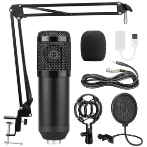 Biner A11 Kit de microphone à condensateur de studio d'enregistrement Usb professionnel Micro en direct