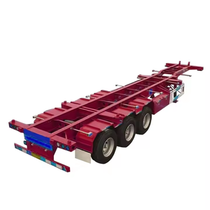 Semirremolque de Contenedores de Carga de 20 y 40 Pies, Fabricado en China, para Transporte de Contenedores Marítimos - Product Image 5