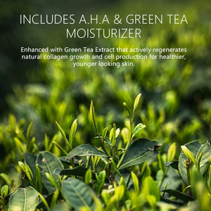 كريم تقشير مضاد للشيخوخة بحمض الجليكوليك 15٪ والشاي الأخضر تحت علامة تجارية خاصة، يقلل من الخطوط الدقيقة والتجاعيد والبقع الداكنة - Product Image 4