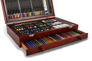 143件木盒绘画艺术套装儿童绘画套装成人专业绘画套装 - Product Image 5