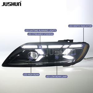 Système d'éclairage <span class=keywords><strong>automobile</strong></span> JUSHUN, ensemble de phares LED pour Audi Q7 2006-2015, mise à niveau des phares, clignotants, feux de jour - Product Image 4