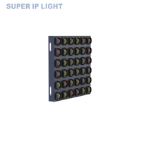 Luz LED Matrix RGBW de 36x12W para Interiores IP20, Cuerpo de Aluminio con Controlador DMX RDM para Espectáculos en Vivo, DJ, Discotecas, Bodas