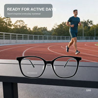 Montures de lunettes de sport en silicone léger, lunettes anti-lumière bleue pour hommes, lunettes optiques.