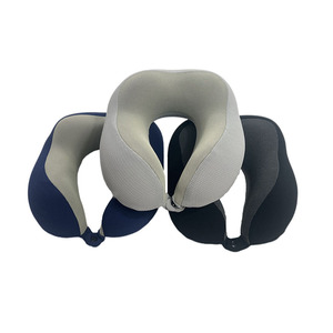 Nouveauté <span class=keywords><strong>Oreiller</strong></span> <span class=keywords><strong>de</strong></span> <span class=keywords><strong>voyage</strong></span> en mousse à mémoire <span class=keywords><strong>de</strong></span> forme 100% polyester avec <span class=keywords><strong>mini</strong></span> capuche et soutien du cou - Product Image 4