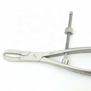 Pinces chirurgicales manuelles en acier inoxydable Safety Point pour la réduction et le centrage osseux, avec verrouillage rapide, instruments de chirurgie orthopédique - Product Image 1