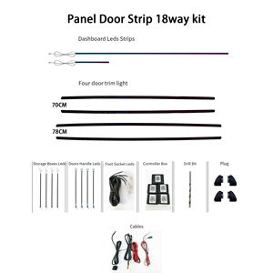 Éclairage d'ambiance automobile universel K6, <span class=keywords><strong>kit</strong></span> <span class=keywords><strong>ciel</strong></span> <span class=keywords><strong>étoilé</strong></span> pour l'intérieur de la voiture, lumière décorative de voiture, lumière d'ambiance arc-en-<span class=keywords><strong>ciel</strong></span> en cascade - Product Image 3