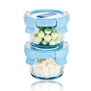 Storage Small Amazon Hot Sale Baby Food Storage Container Small Glass Food Container Airtight Glass Food Storage