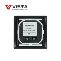 AC220V Compteur Horaire Compteur HM-1 HM-1R avec Noir et Blanc