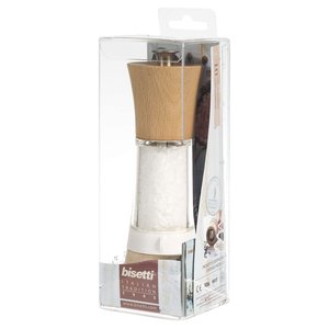 Molinillo de Sal Pisa de 18 cm, Acrílico Natural, Manual, para Uso en la Cocina - Product Image 2