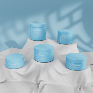 Flacon vide pour crème pour <span class=keywords><strong>les</strong></span> mains cosmétique en PET à visser personnalisé en usine, 180-480g, pot pour masque - Product Image 4