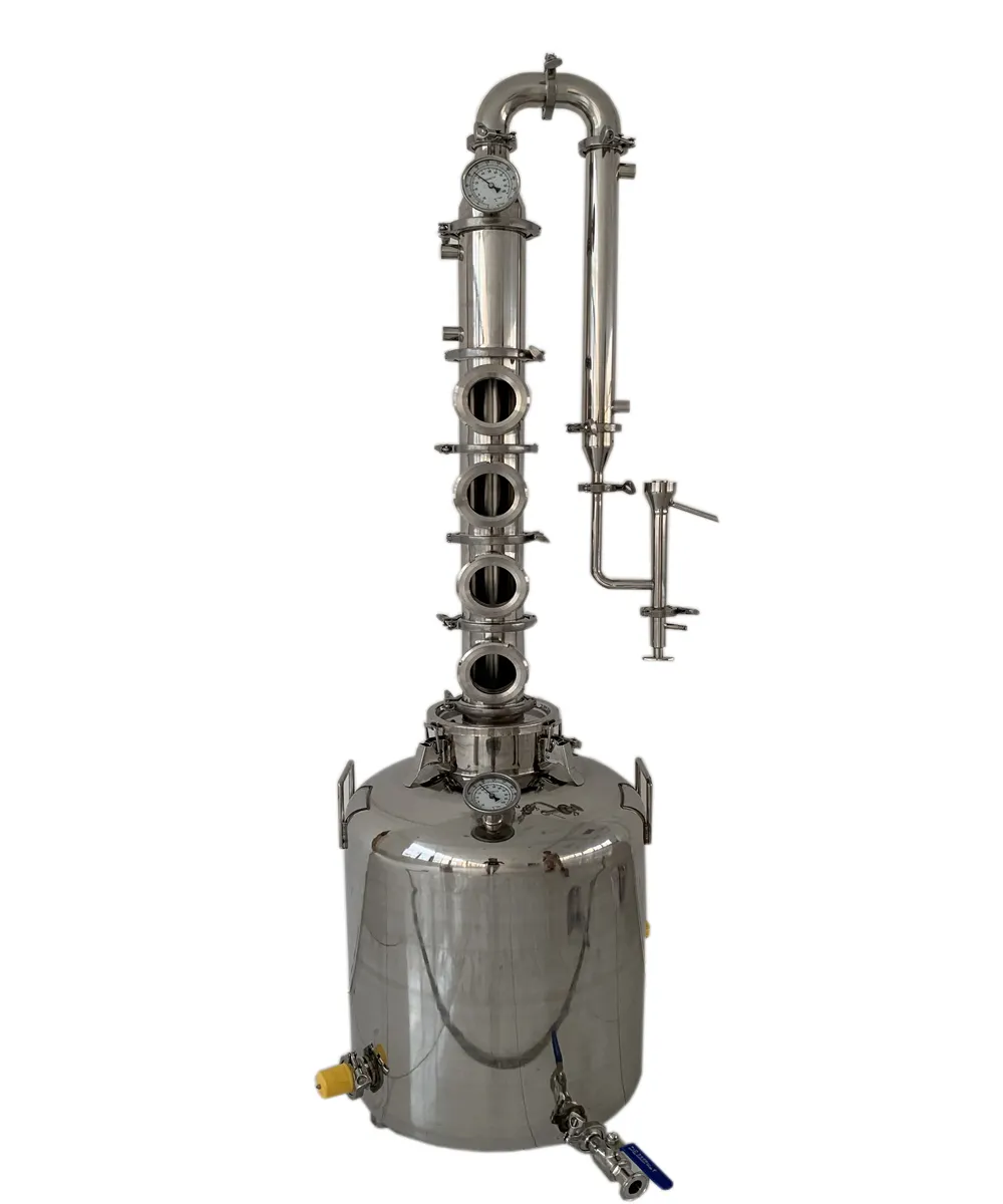 50L 100L 200L brewing capacity for vodka distillery distiller complete kit