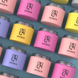 Custom 30g 50g 100g <strong>Empty</strong> Luxury Skincare Glass Cream <strong>Cosmetic</strong> <strong>Jar</strong> With Lid - Product Image 4