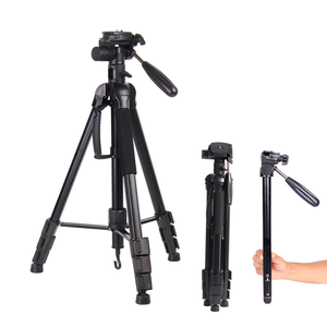 Neigbares Stativ für Kamera und Smartphone, Höhenverstellbares Tragbares Aluminium-Stativ für Vlogging, Livestreaming und Fotografie - Product Image 2