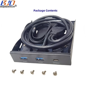 3.5 "Floppy bay Bảng điều khiển phía trước với kép 5gbps USB 3.2 Type-A + 20gbps Type-C Kết nối cho PC trường hợp máy tính - Product Image 6