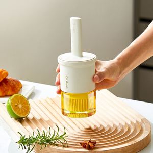 300ML Multifunction Home Kitchen Use Removable Handle Food Grade Oil Dispenser <b>Bottle</b> with Silicone <b>Brush</b> - Product Image 6