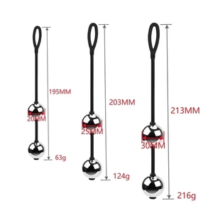 Anillo de tracción de cuentas de Metal, productos sexuales, BDSM, Kegel, ejercicio, tapón <span class=keywords><strong>Anal</strong></span> para mujer y hombre - Product Image 3