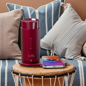 แก้วกาแฟอัจฉริยะแบบพกพา สแตนเลส เก็บความร้อน ควบคุมอุณหภูมิได้ <span class=keywords><strong>ชา</strong></span>ร์จไฟได้ เหมาะสำหรับใช้ในสำนักงาน - Product Image 4