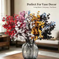 Bouquet d'artificiels en soie souple pour décoration de mariage et de maison, idéal pour la Saint-Valentin et la Fête des Mères - Vente en gros