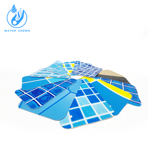 China Water Crown Custom Mosaic Logo PVC Revestimiento de piscina sobre el suelo con limpiador de plástico para piscina Proveedor directo - Product Image 2