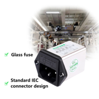 Filtre EMI à deux étages 10A 250V UL/CE - 40dB Suppression du bruit pour les machines-outils CNC