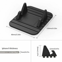 Rutschfeste Auto-Silikon-Halterungsmatte Armaturenbrett-Ständer Halterung für Handy GPS-Halterung für iPhone Samsung Xiaomi Huawei Universal