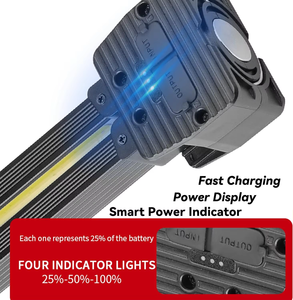 <span class=keywords><strong>Lampe</strong></span> de travail LED pliable Portable à 7 modes <span class=keywords><strong>Lampe</strong></span> de poche magnétique <span class=keywords><strong>rechargeable</strong></span> à rotation de 90 degrés Alimentation 12V DC pour le travail sur route - Product Image 4