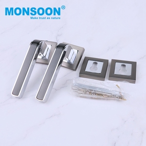 Chất Lượng Cao Riêng Tư Kẽm Hợp Kim Cửa Đòn Bẩy Cổ Điển Mộc Mạc Xử Lý Hiện Đại Gỗ Lối Vào Cửa Xử Lý Khóa Thiết Lập - Product Image 1