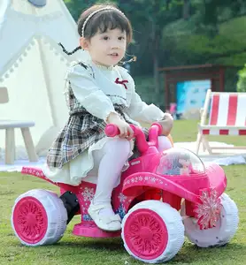 2022 الصين الصانع الجملة البلاستيك الفتيات بطارية قابلة للشحن البسيطة الاطفال ركوب على دراجة كهربائية