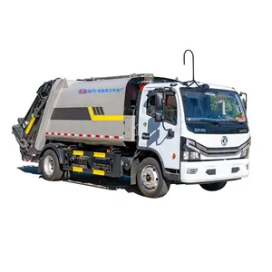 Dongfeng 8-10cbm self unloading sanitation cleaning truck compressed garbage truck