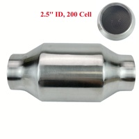 Konverter Katalitik Tiga Arah Universal YueYang Euro1/2/34/5 100/200/300cell Bahan Stainless Steel untuk Mobil Diesel Depan
