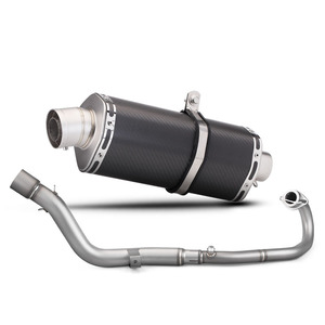 Moto todoterreno para <span class=keywords><strong>Honda</strong></span> CRF300L <span class=keywords><strong>CRF300</strong></span> L <span class=keywords><strong>Rally</strong></span> 2021-2024 sistema completo de escape de motocicleta modificar silenciador T138 con línea de tubo delantero - Product Image 4