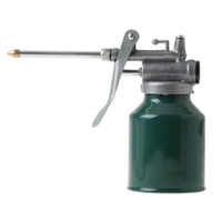 Bidon d'huile en métal haute pression de 250ml avec pompe à main graisseur pistolet de lubrification tuyau de pulvérisation d'huile pot de voiture bouteille outils de véhicule