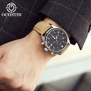 OCHSTIN 043 Wholesale Orange Gents Quartz <strong>Watch</strong> <strong>Activity</strong> PU Leather Band Waterproof Luminous 24 Hour Date Display Reloj <strong>Watch</strong> - Product Image 6