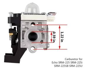 Kit d'entretien de carburateur pour débroussailleuse Echo SRM-<span class=keywords><strong>225</strong></span> PAS-<span class=keywords><strong>225</strong></span> GT-<span class=keywords><strong>225</strong></span> PE-<span class=keywords><strong>225</strong></span> Weed-Eater avec filtre à air, tuyau d'alimentation et carburateur RB-K93 - Product Image 5
