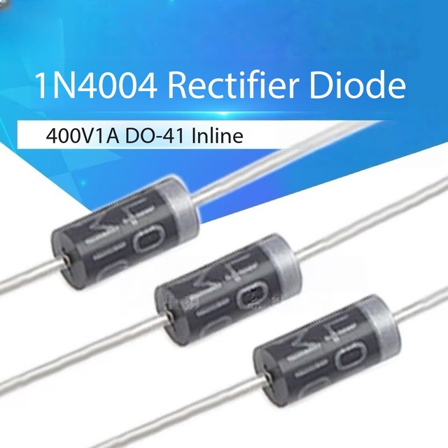 1N4004 DO-41 Through Hole Rectifier Diode 1A 400V