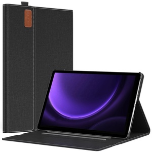 MoKo antiurto antigraffio protezione anteriore supporto in pelle PU copertura per Tablet per Samsung <span class=keywords><strong>Galaxy</strong></span> <span class=keywords><strong>Tab</strong></span> S9 FE + <span class=keywords><strong>12.4</strong></span> 2023 - Product Image 1