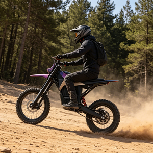 Moto de cross professionnelle de niveau 72V 5000W pour adulte débutant, idéale pour la course en cross-country et le sport de conduite en forêt - Product Image 1