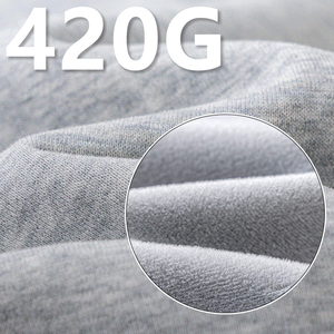 Pantalon de sport pour homme, coupe droite, 420G, molletonné, ample, couleur unie, style américain tendance, coupe épurée, taille US, pantalon de survêtement - Product Image 6