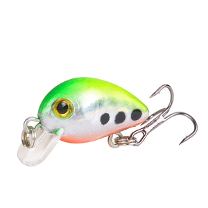 Crankbaits <span class=keywords><strong>30mm</strong></span> 1.6g leurre de pêche appâts durs bateau océan Topwater leurres matériel de pêche pour truite bar perche - Product Image 6